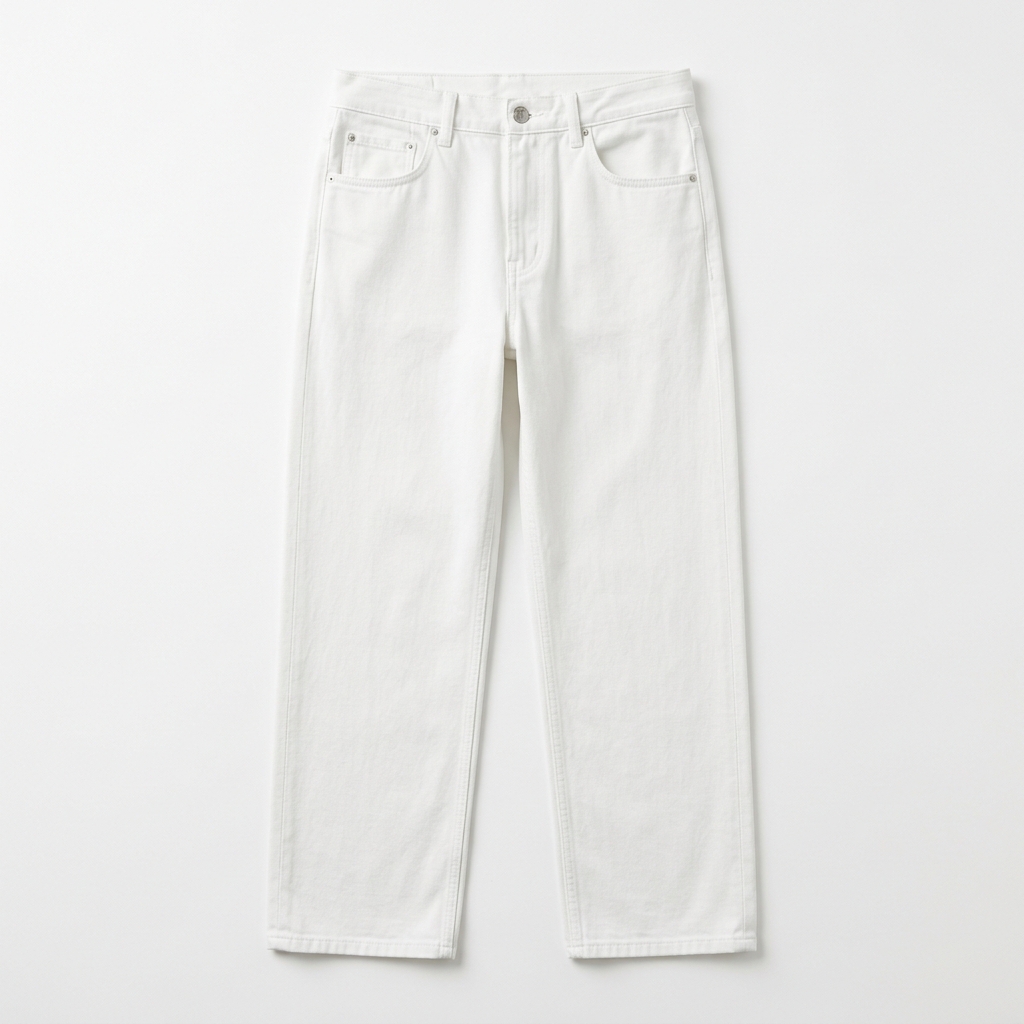 Celana Jeans Putih Tulang